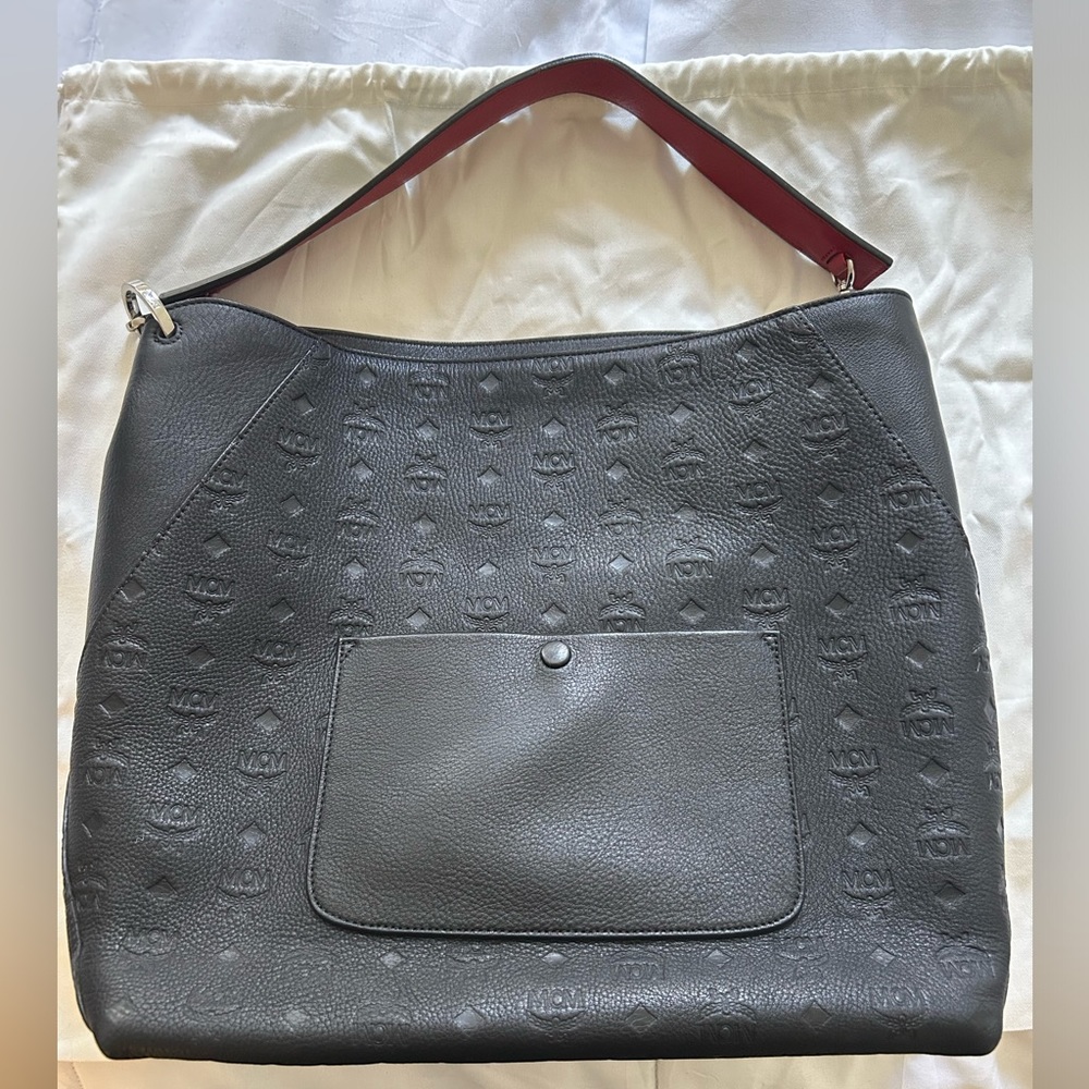 MCM Large Klara Monogram Leather Hobo - excellent condition with duster bag